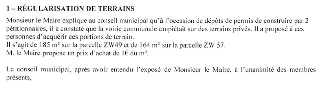 regularisationdeterrains